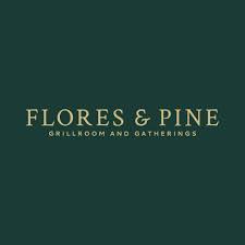 flores and pine logo green